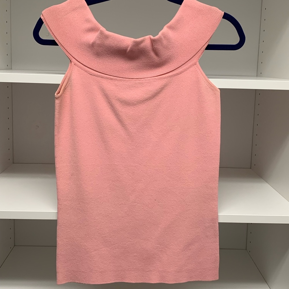 Pink Dana Buchman Scoop Neck Top
